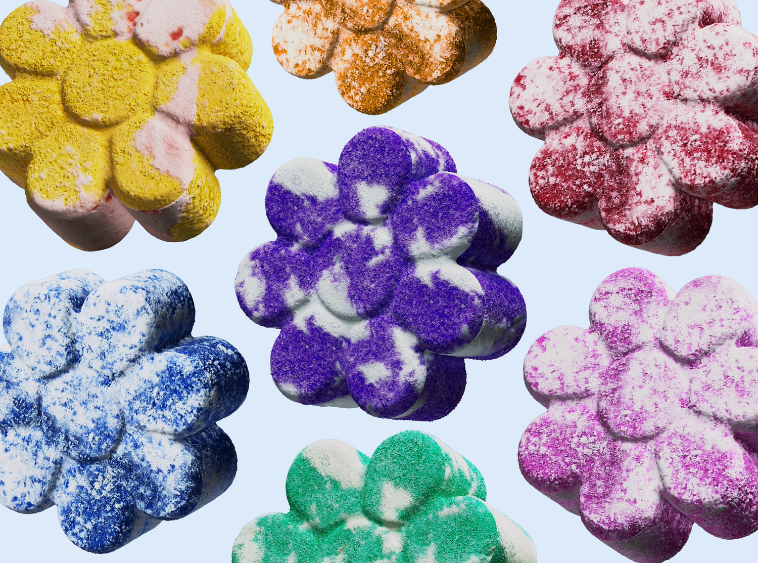 Flower Bath Fizzy