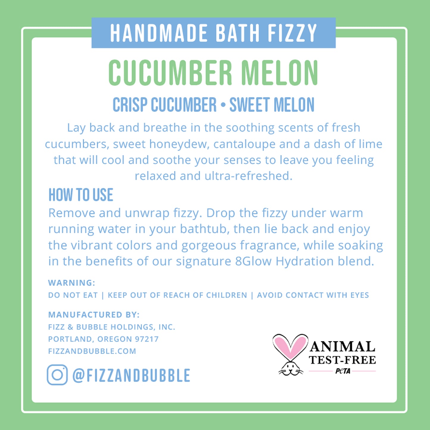Cucumber Melon Bath Bomb