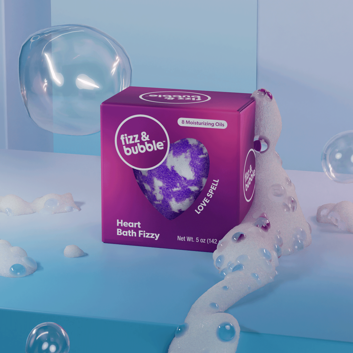 Heart Bath Fizzy