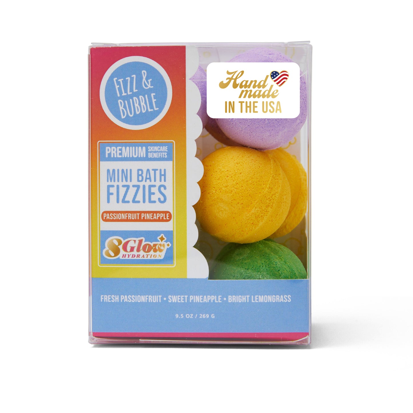 Passion Fruit Pineapple Mini Bath Fizzies
