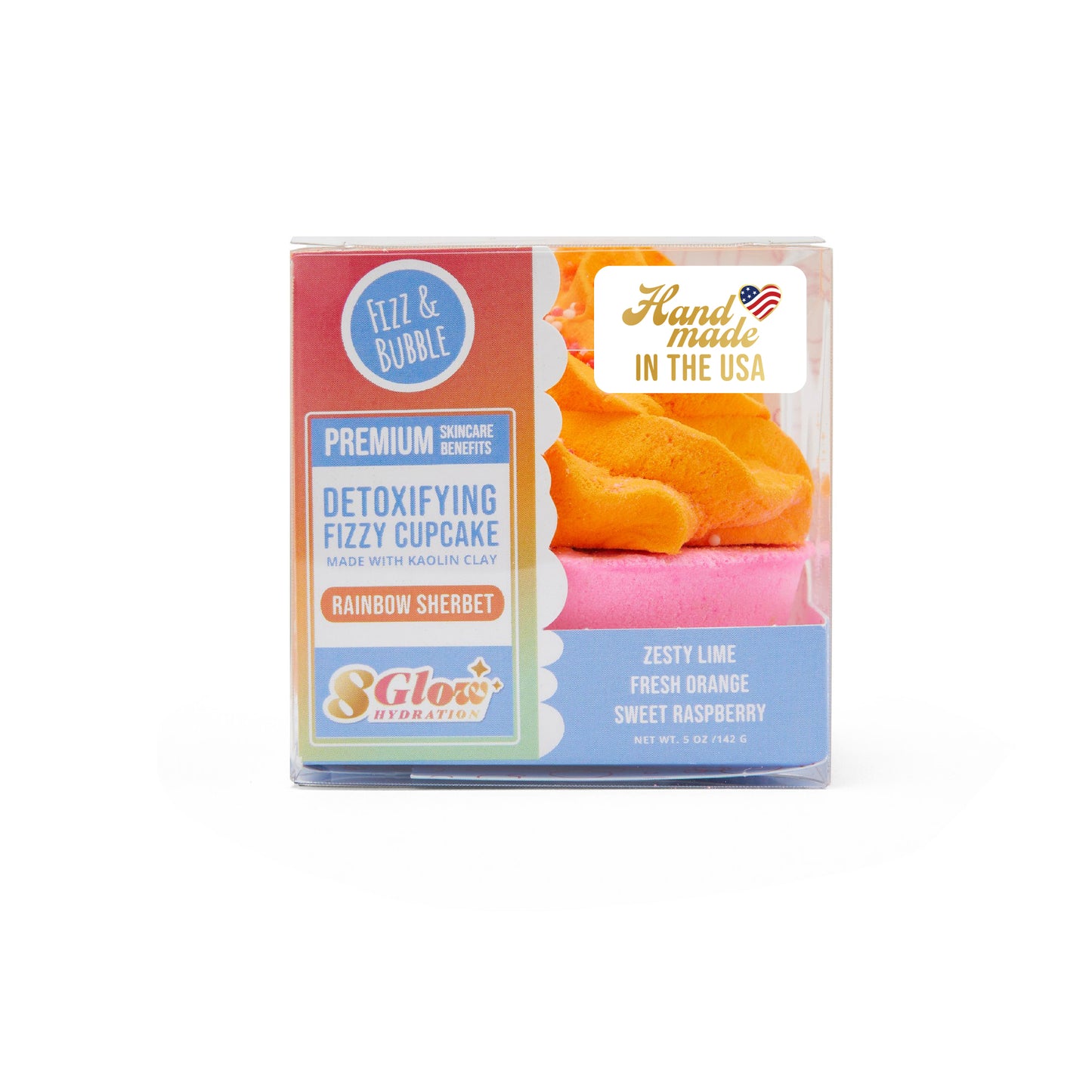 Rainbow Sherbet Bubble Bath Cupcake