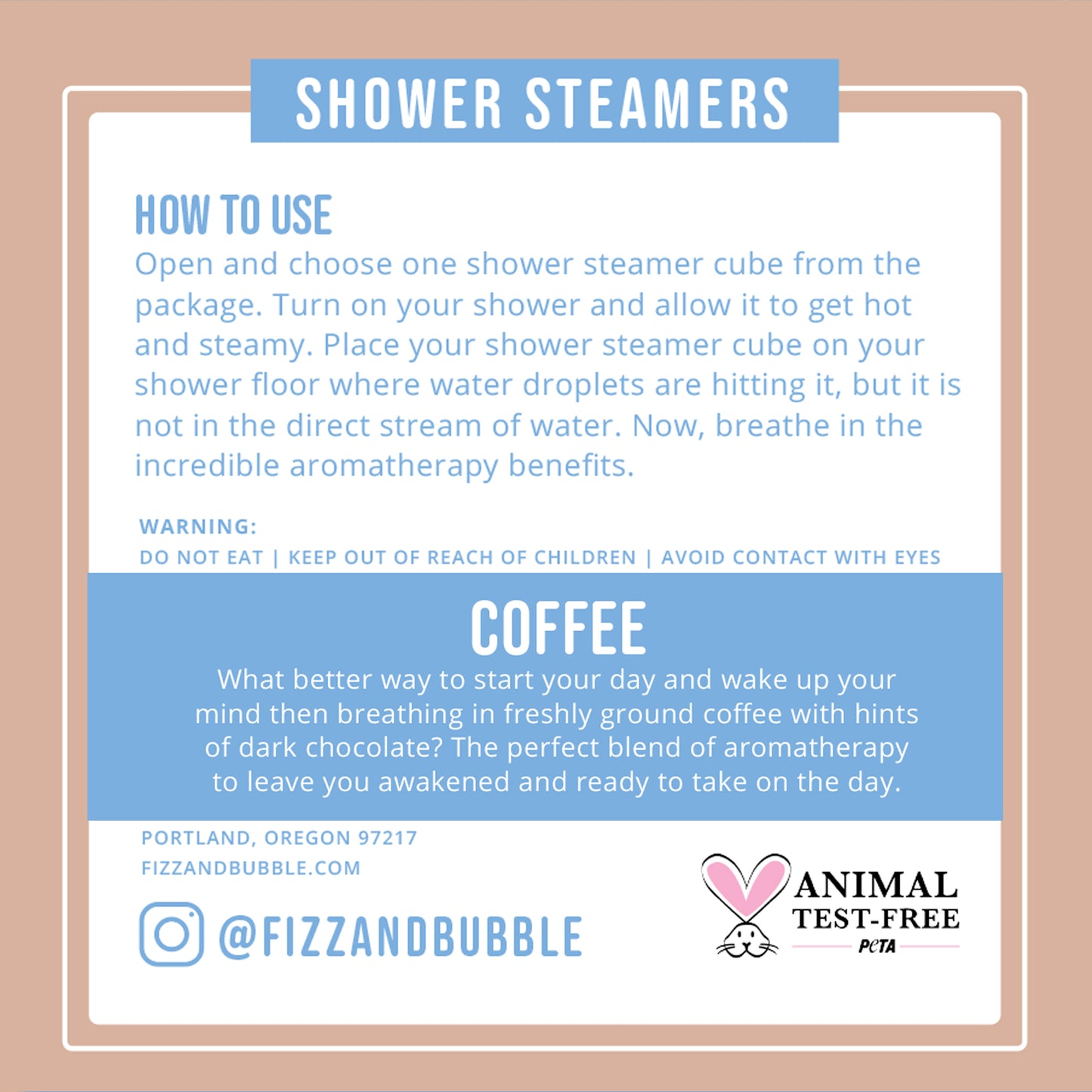 Coffee Shower Steamers (8-pack)