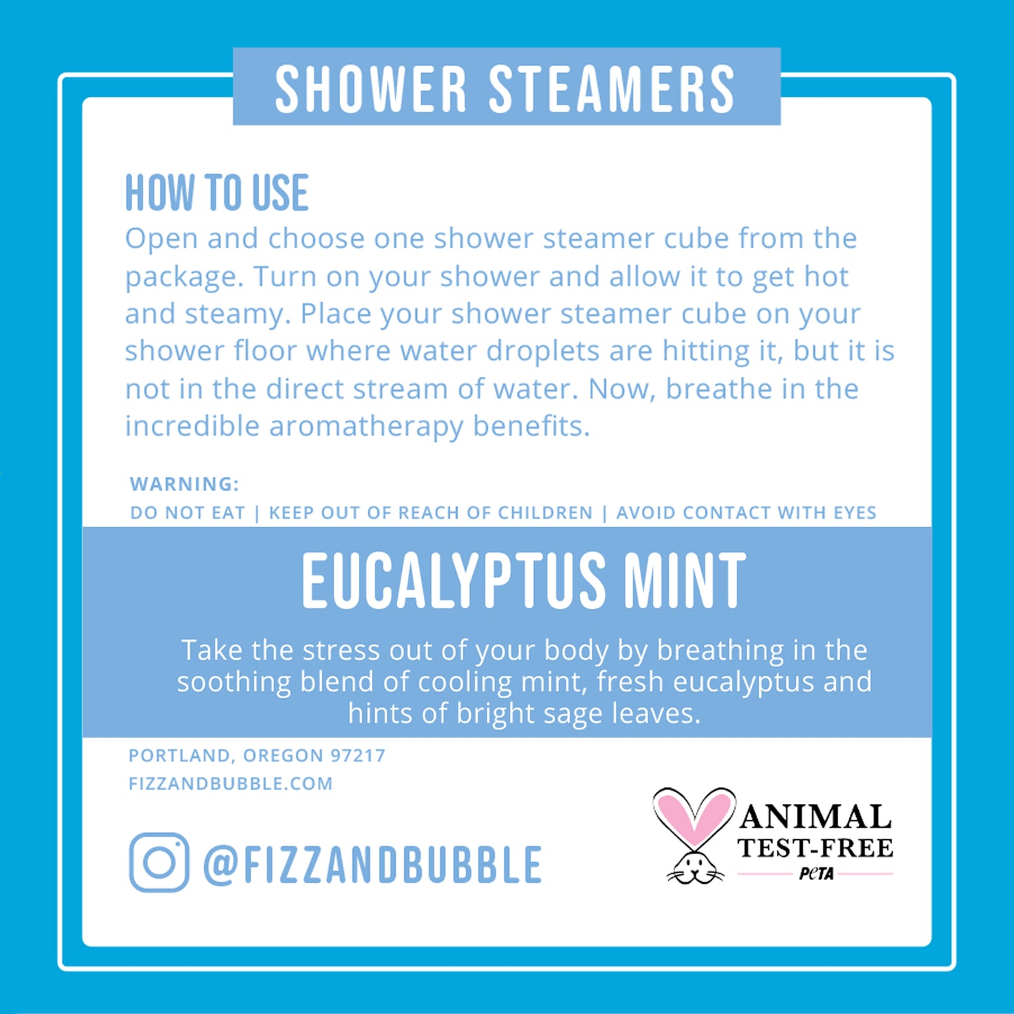 Eucalyptus Mint Shower Steamers (8-pack)