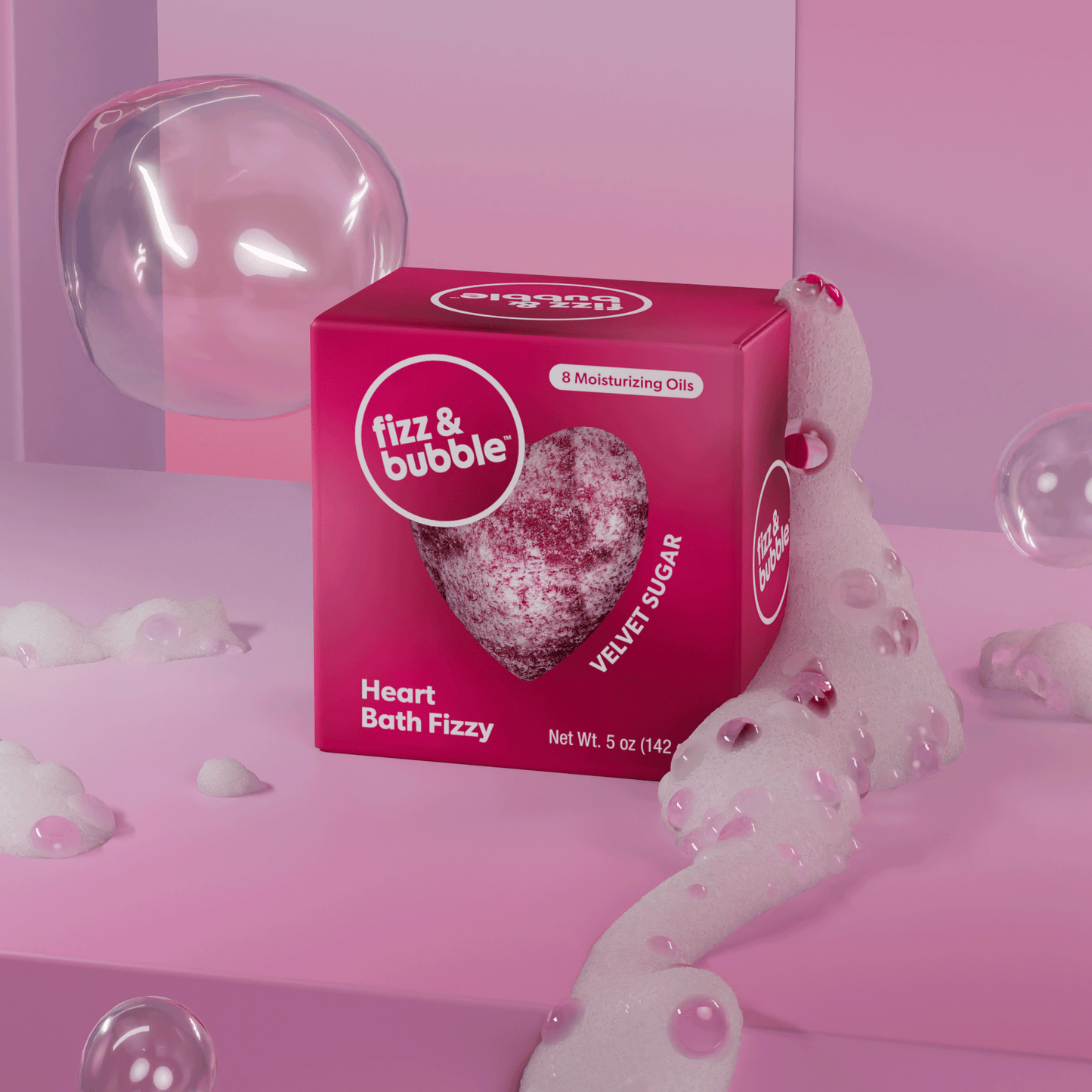 Heart Bath Fizzy