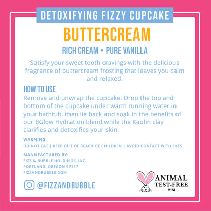Buttercream Bath Fizzy Cupcake