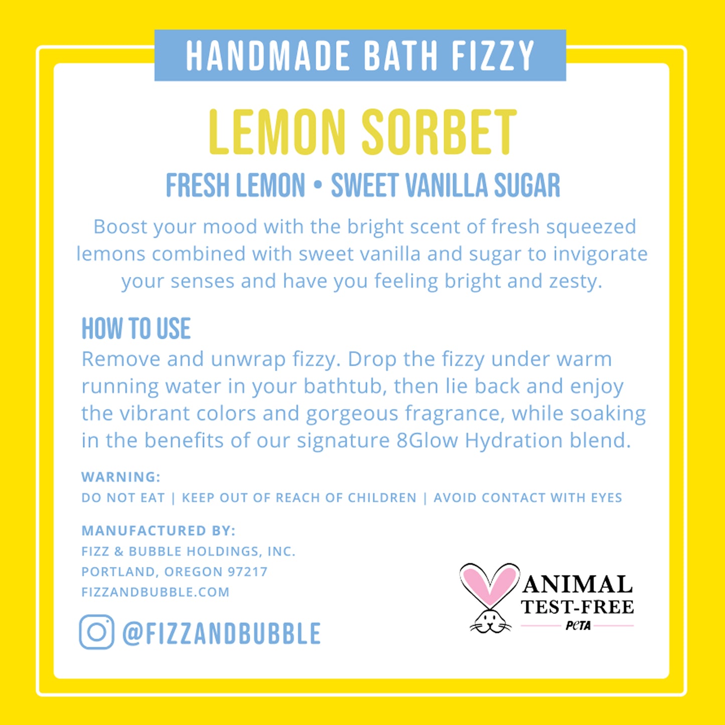 Lemon Sorbet Bath Bomb