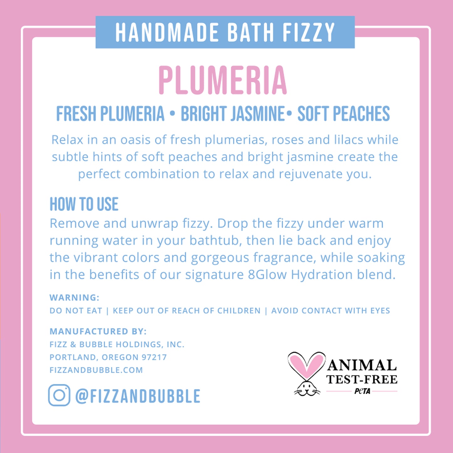 Plumeria Bath Bomb