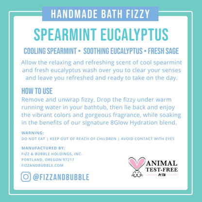 Spearmint Eucalyptus Bath Bomb