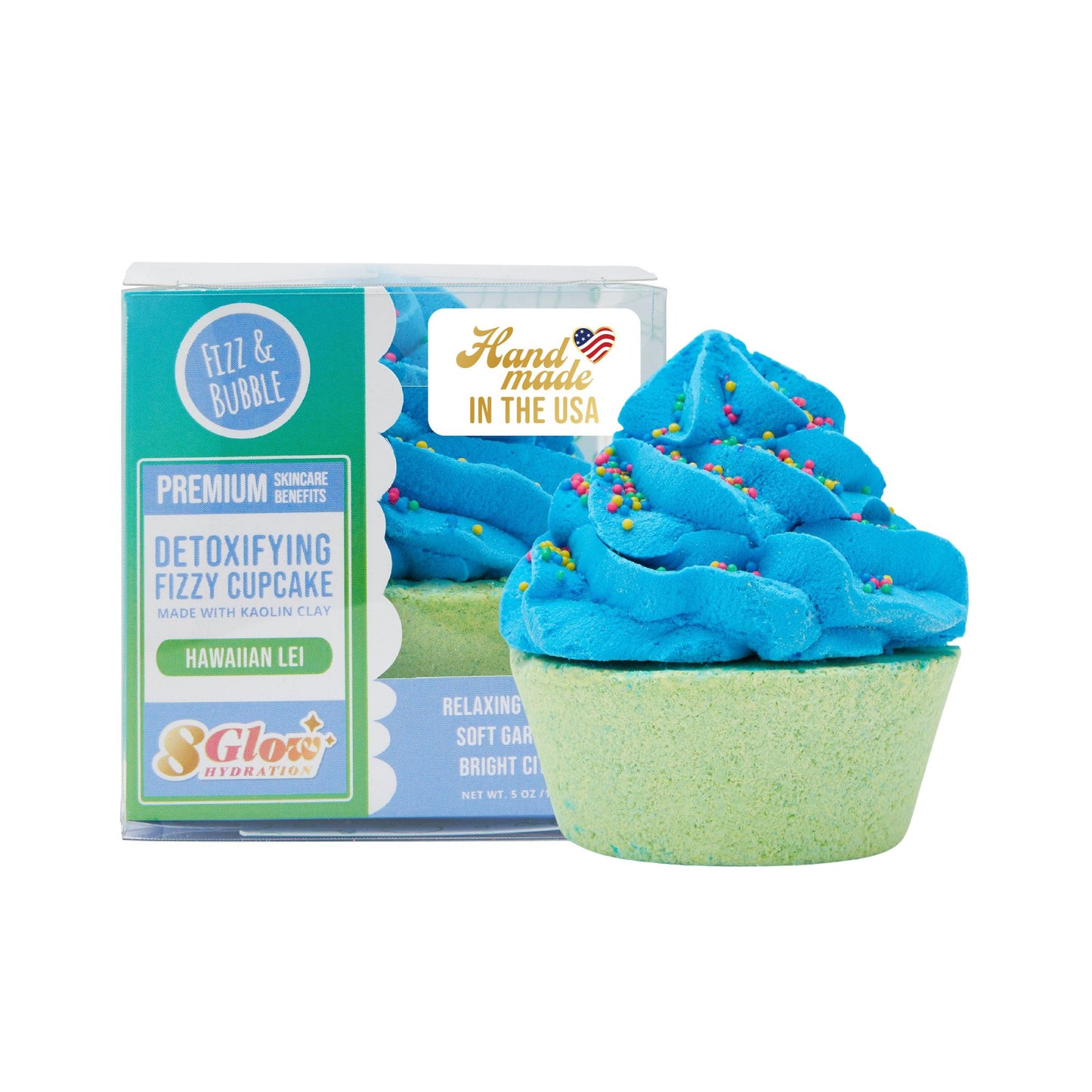 Hawaiian Lei Bath Cupcake