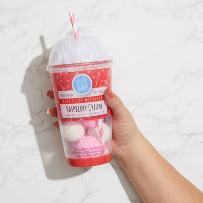 Raspberry Cream Bath Fizzy Milkshake