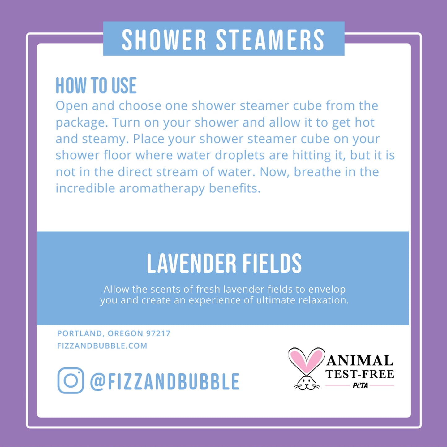 Lavender Fields Shower Steamers (8-pack)