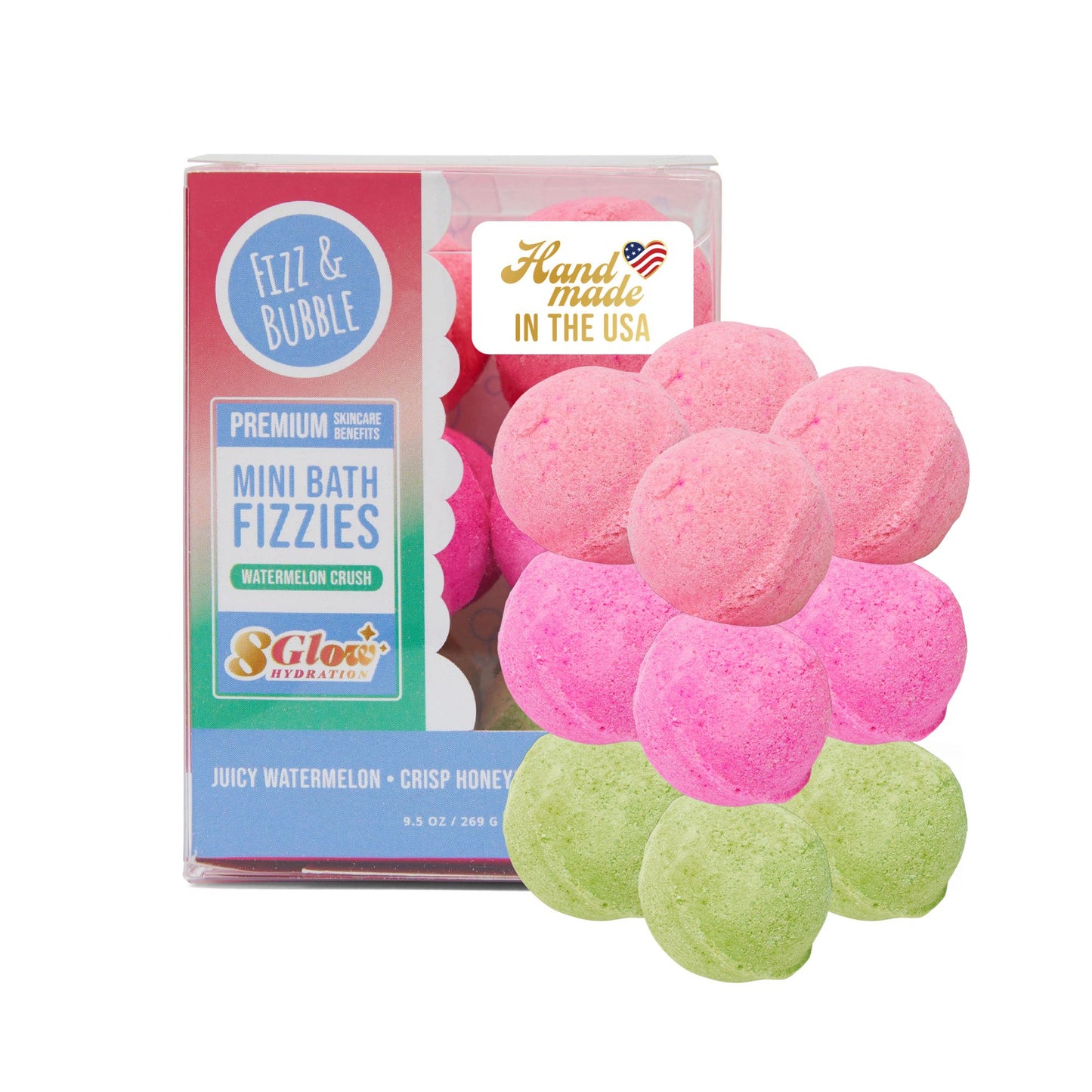 Watermelon Crush Mini Bath Fizzies