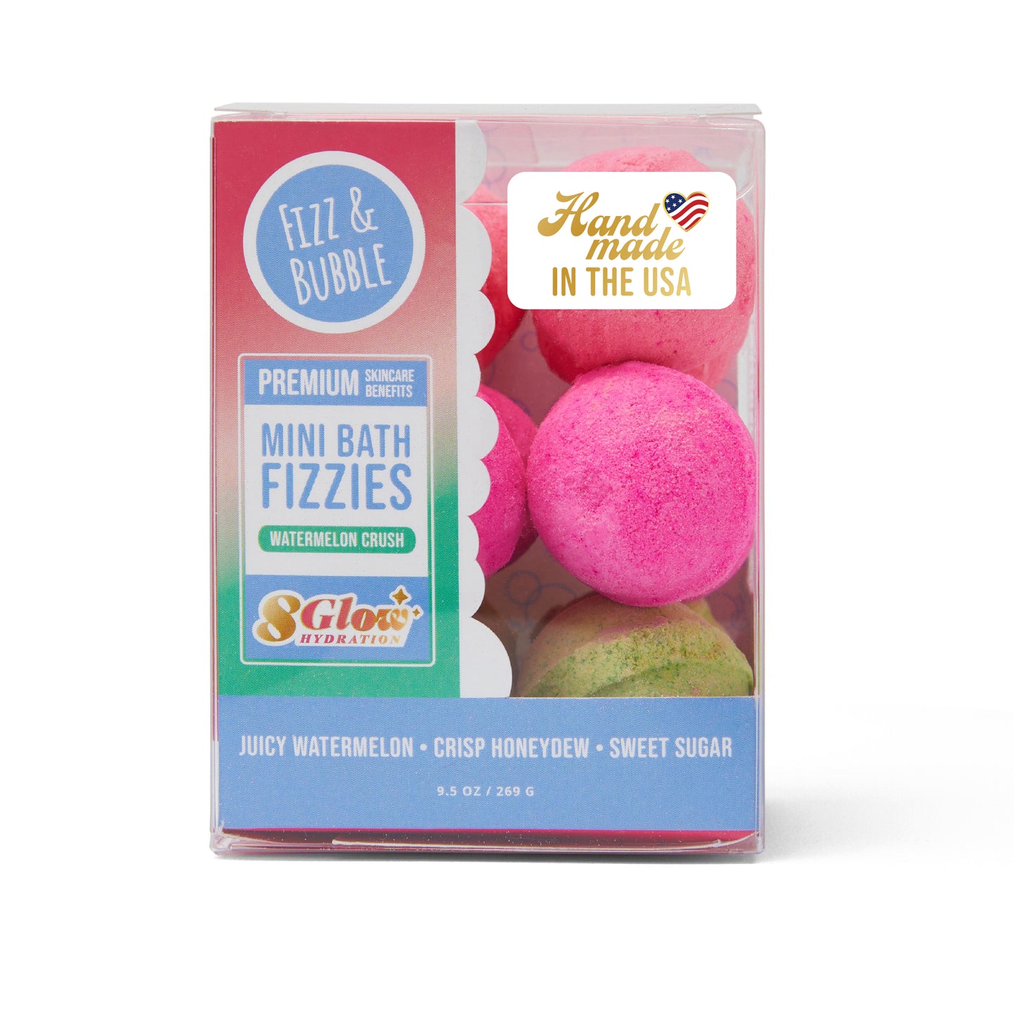 Watermelon Crush Mini Bath Fizzies