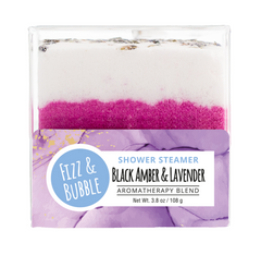 Black Amber & Lavender Shower Steamer
